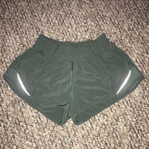Army green hotty hot shorts 2.5”